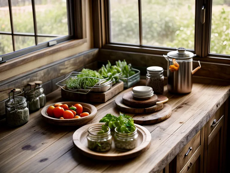 Plan de travail rangé, astuce de papa pour cuisiner léger sans effort le soir
