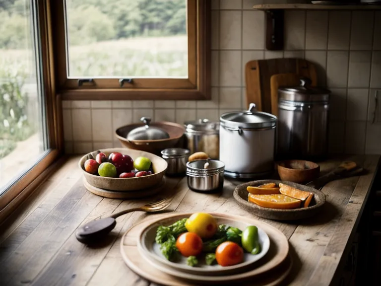 Assiette de cuisine légère avec poisson et haricots verts cuits à la vapeur douce